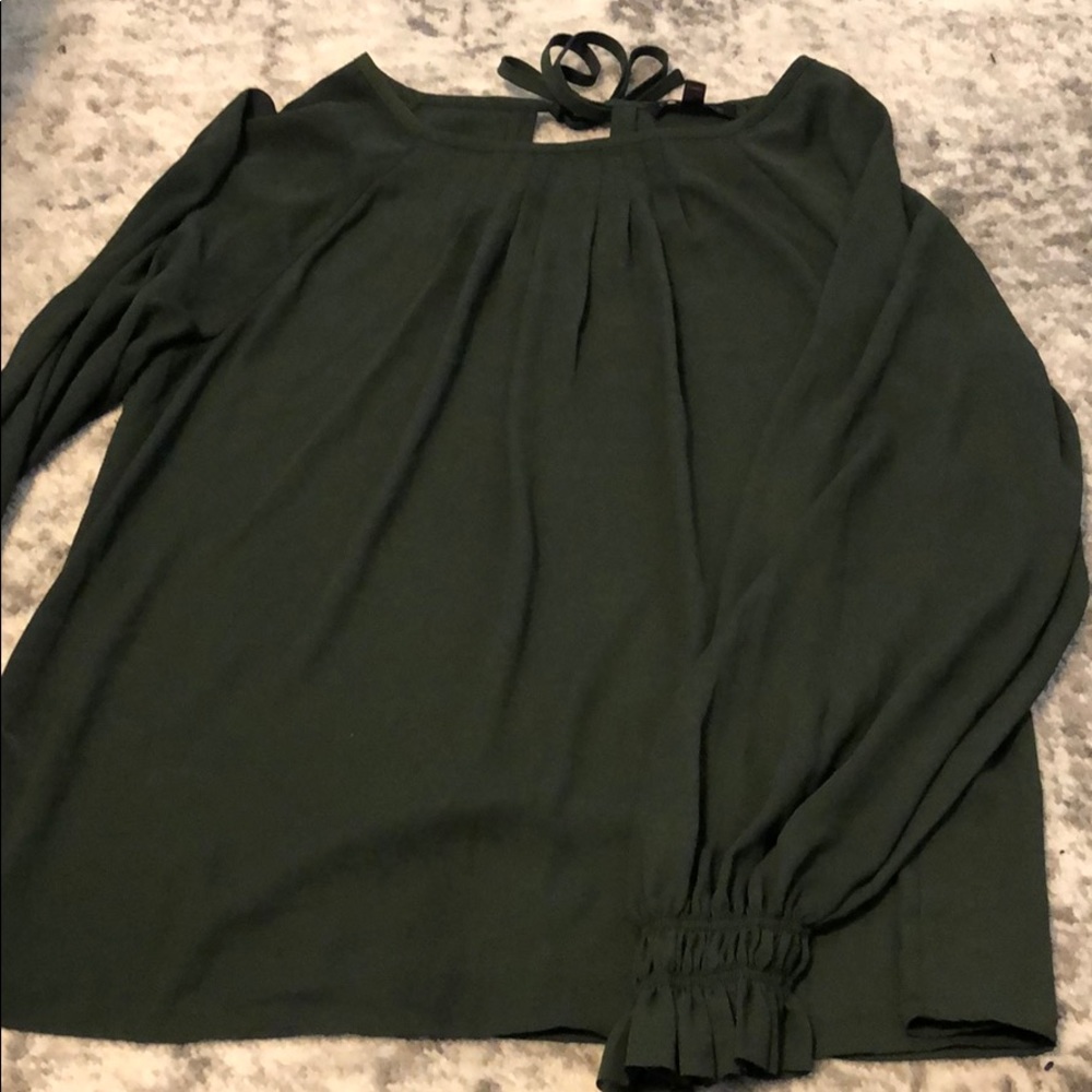 Green blouse